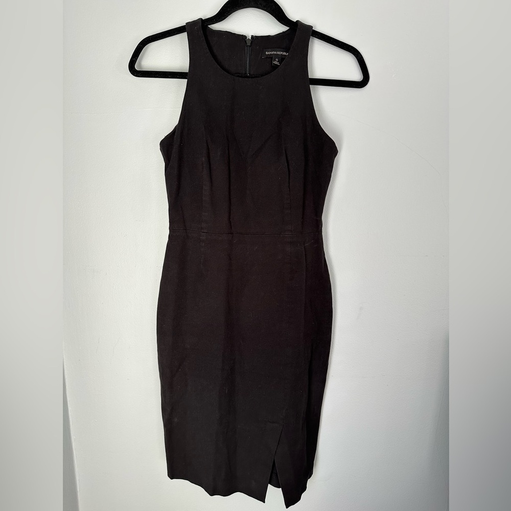 Banana Republic Black Midi Dress
